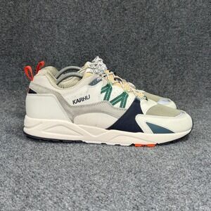 Karhu Fusion 2.0 Athletic Shoes Men's 13 Lily White Foliage Green Retro Trainers